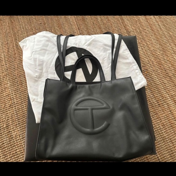 Authentic Black Medium Telfar Bag - Picture 2 of 2